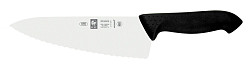 Нож поварской Шеф Icel 20см с волнистой кромкой, черный HORECA PRIME 28100.HR60000.200 в Екатеринбурге фото